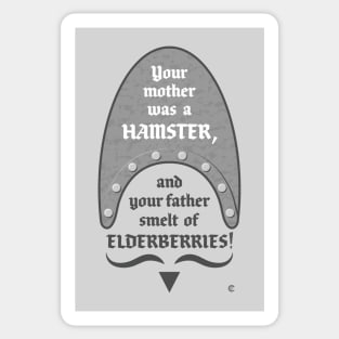 Your Mother Was A Hamster...! Sticker